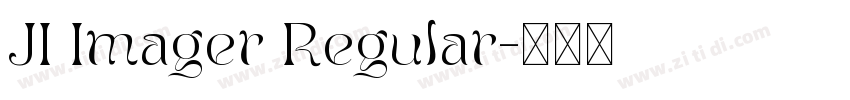 JI Imager Regular字体转换